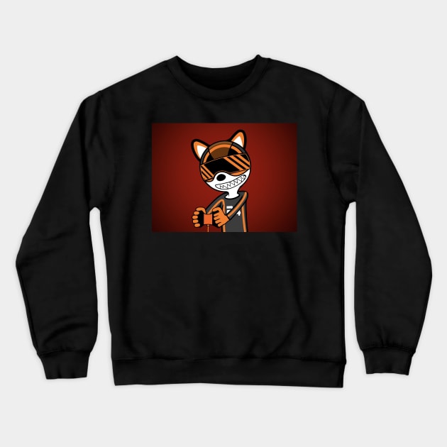 PWNZR Gamer Fox Crewneck Sweatshirt by MOULE